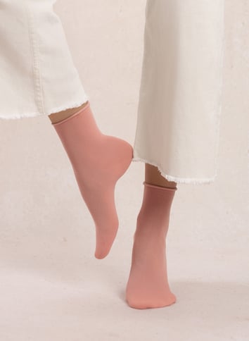 Sokken met fluweeleffect | katoenblend BLEUFORET Roze